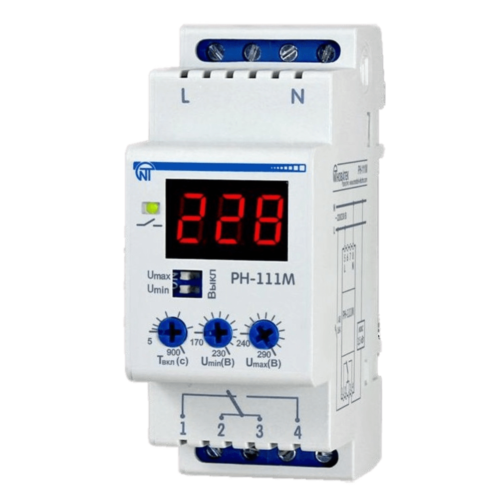 Однофазное реле напряжения РН-111М