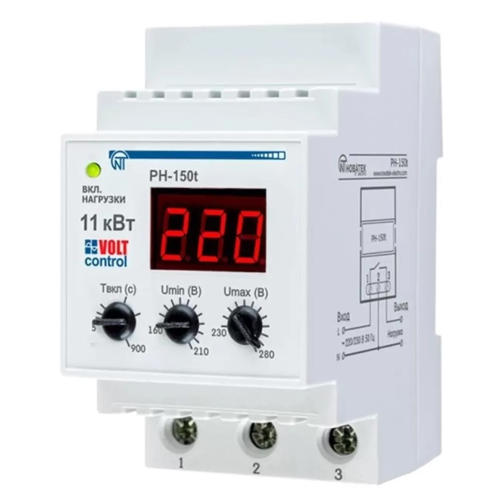 Реле напряжения РН-150Т «Volt Control» 50А Реле напряжения РН-150Т «Volt Control» 50А